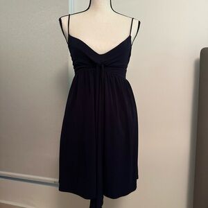 Vintage Molly NY Dark Navy Blue Spaghetti Strap Dress